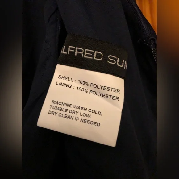 ALFRED SUNG Navy Maxi Dress - Picture 11 of 11